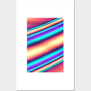 Neon Rainbow Posters and Art